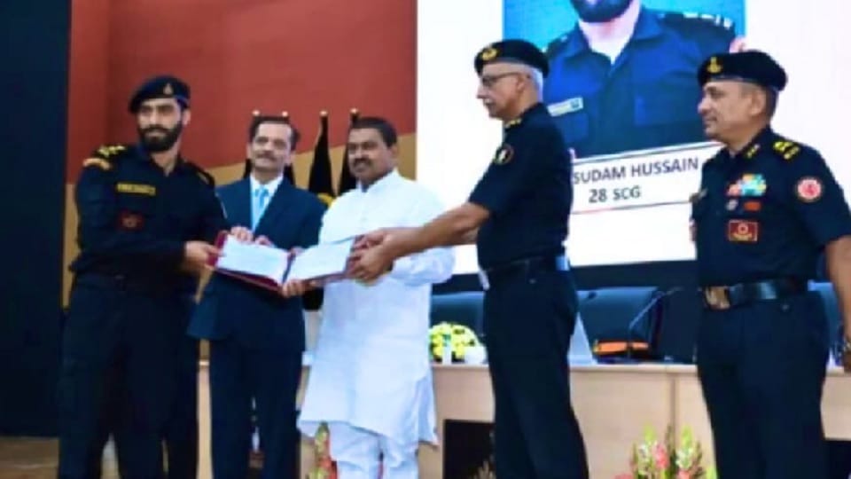 Jammu Kashmir: Saddam Hussein of Rajori becomes Assistant Commandant in NSG