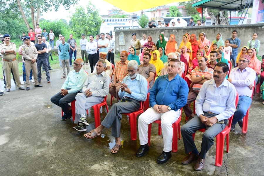 27 people donated blood, 60's health checked