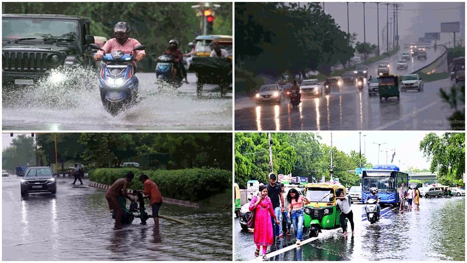 delhi weather forecast 52.4 mm of rain recorded on wednesday people get relief from heat