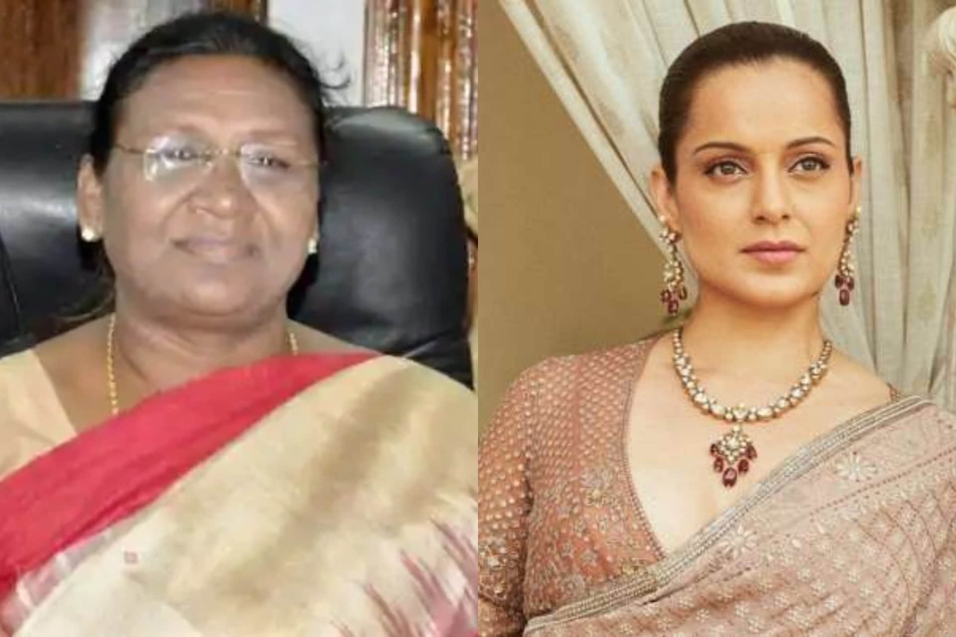 bollywood actress kangana ranaut met president draupadi murmu see photos