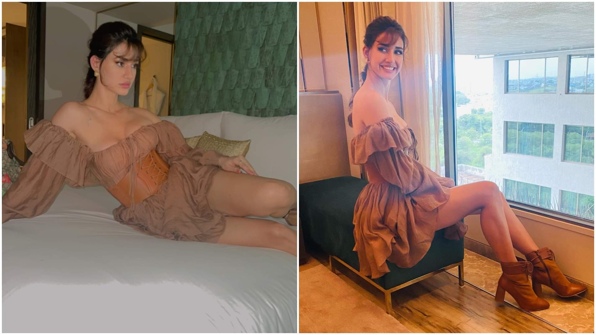 Disha Patani look bold in her high slit dress during the promotional event of the villain returns