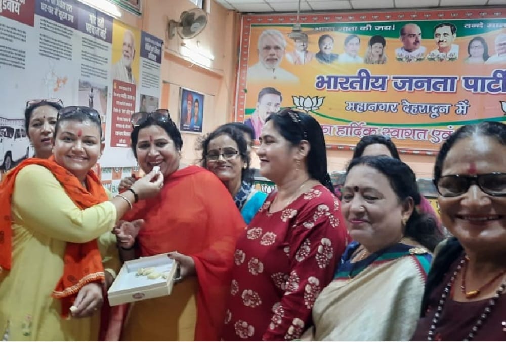 Presidential Election: Draupadi Murmu became new President of india bjp celebration in uttarakhand