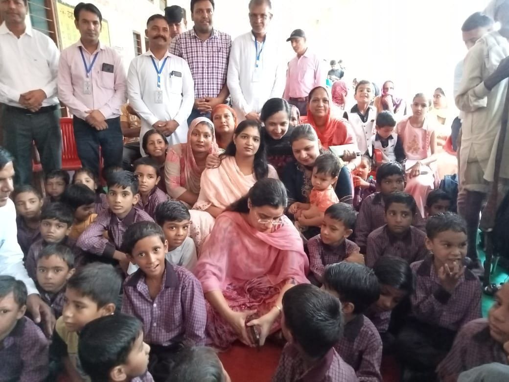 Jai Bhagwan Goyal Charitable Trust adopted the school
