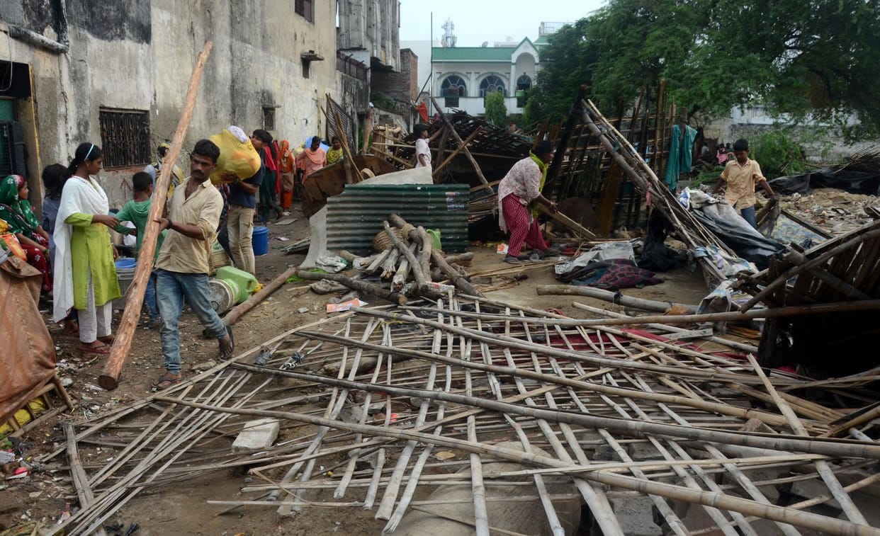 Slum removed from Abdullah Road for smart junction