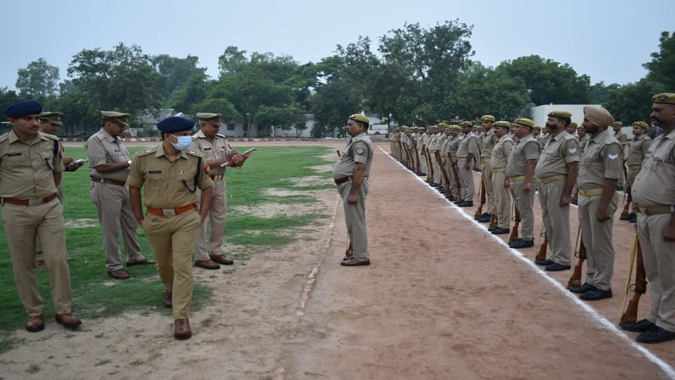 Agra SSP impressed by mustaches of head constable Ramveer Singh gave cash reward