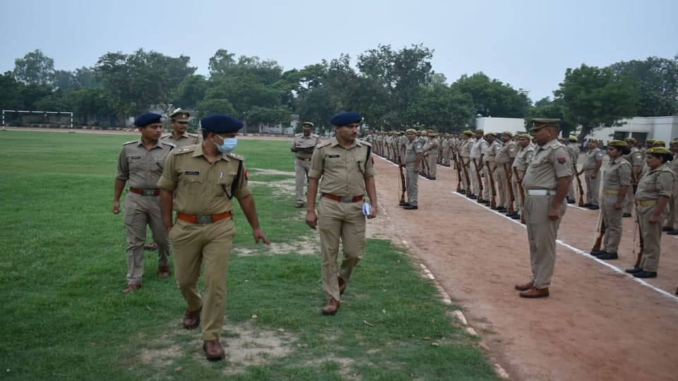 Agra SSP impressed by mustaches of head constable Ramveer Singh gave cash reward