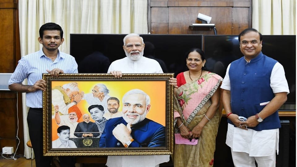 Assam CM Himanta Sarma fulfils Silchar deaf-mute artists dream of meeting PM Modi