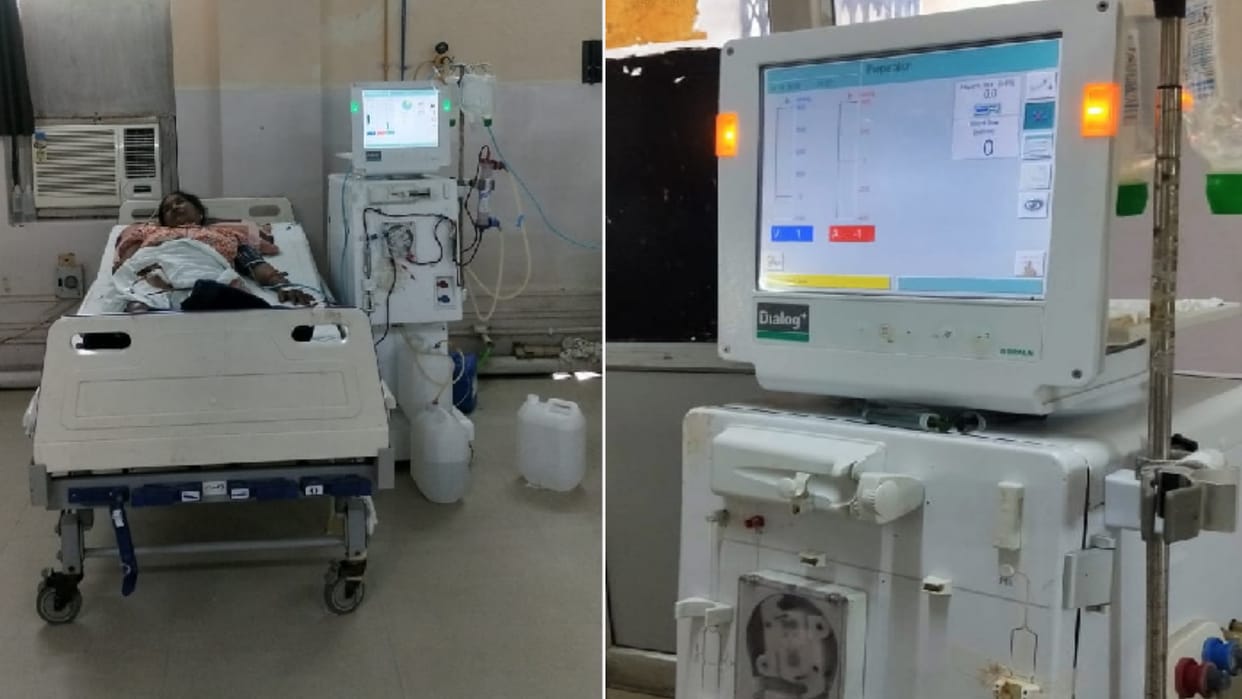 Waiting for dialysis in BRD and district hospital
