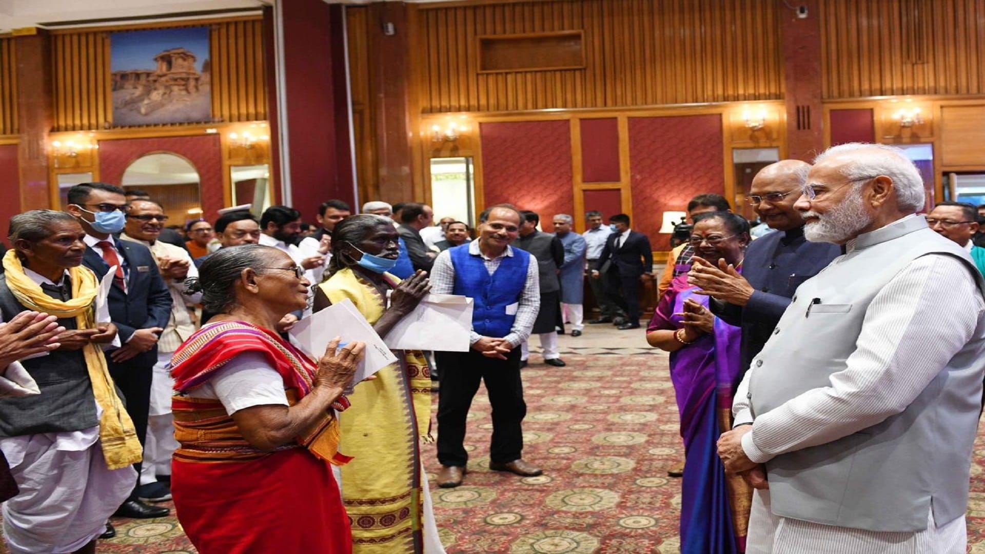 farewell dinner hosted by PM Narendra Modi for outgoing President Ram Nath Kovind in Delhi