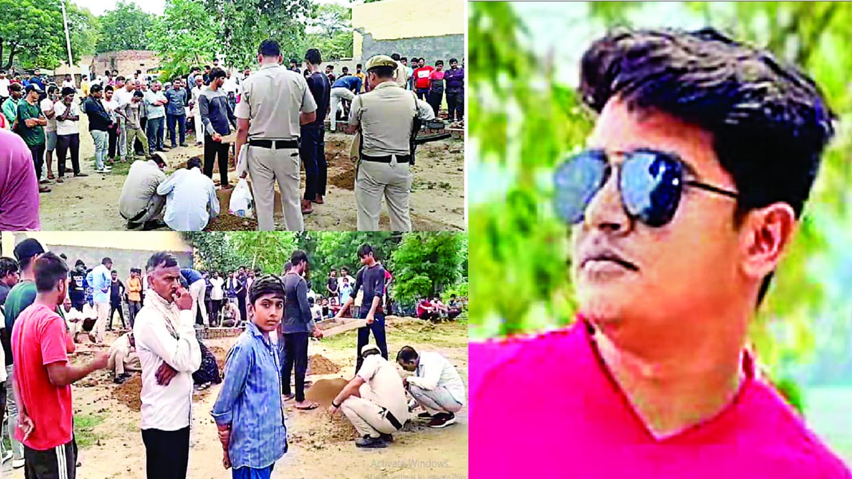 Faridabad Murder Police Find cartridge shell by filtering soil Friends had pelted stones on miscreants car