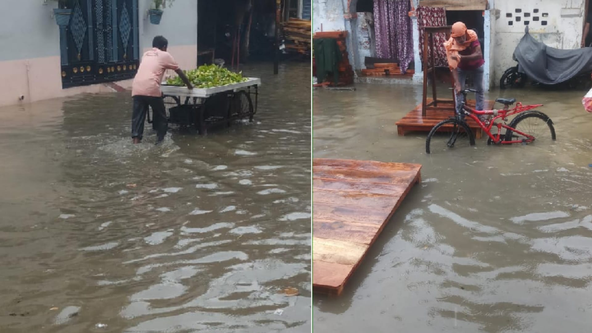 Heavy rain start in Gorakhpur after 21 days
