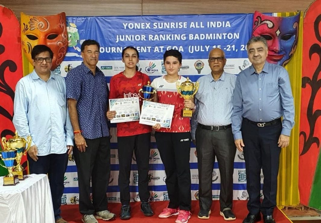 Unnati won junior ranking badminton tournament