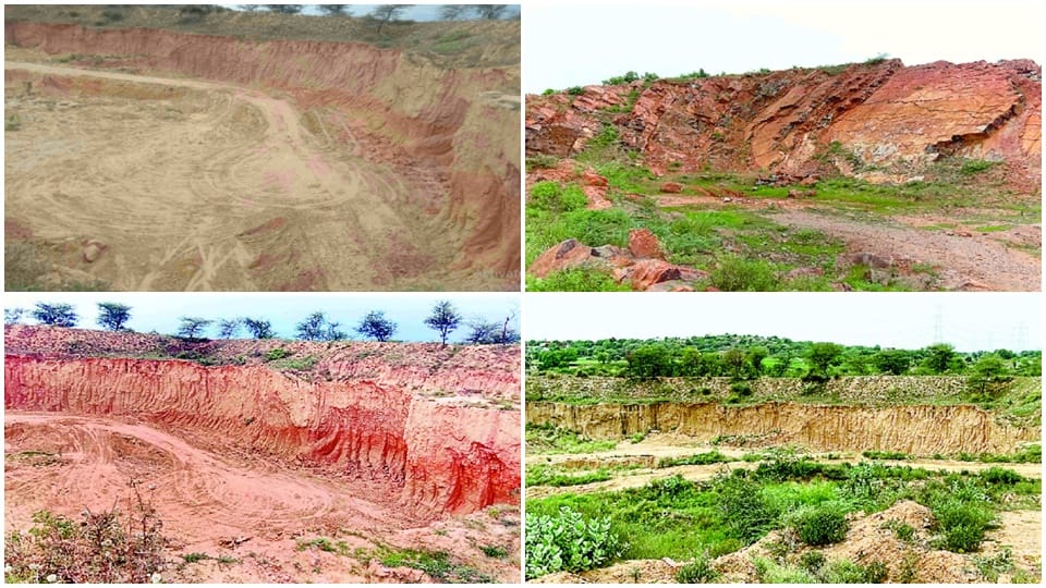 in aravali mafia is earning not only by illegal mining of stone by soil also