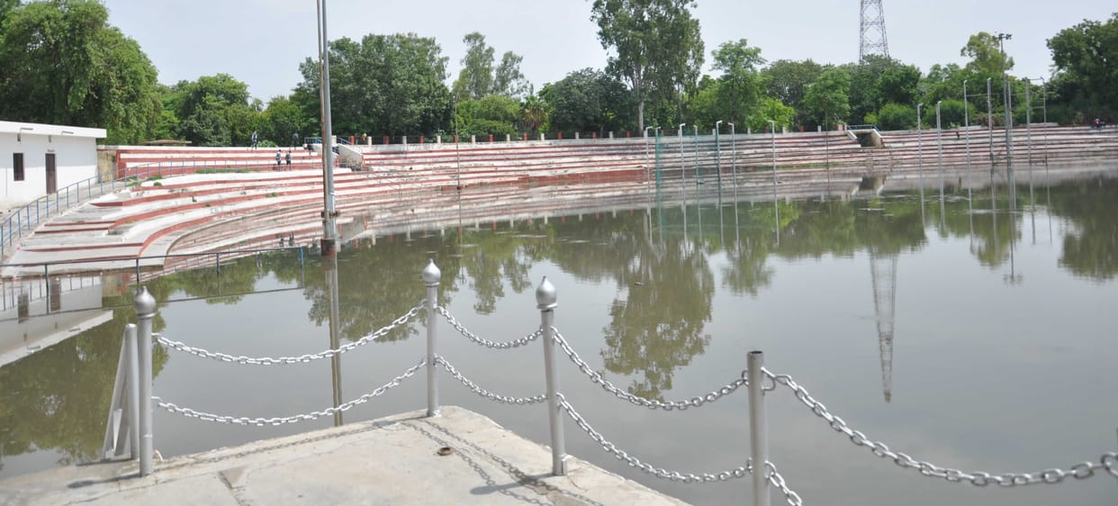 Water filled in Mahaveer Stadium, youth preparing for army recruitment said: Agniveer recruitment next month, hard work will be spoiled