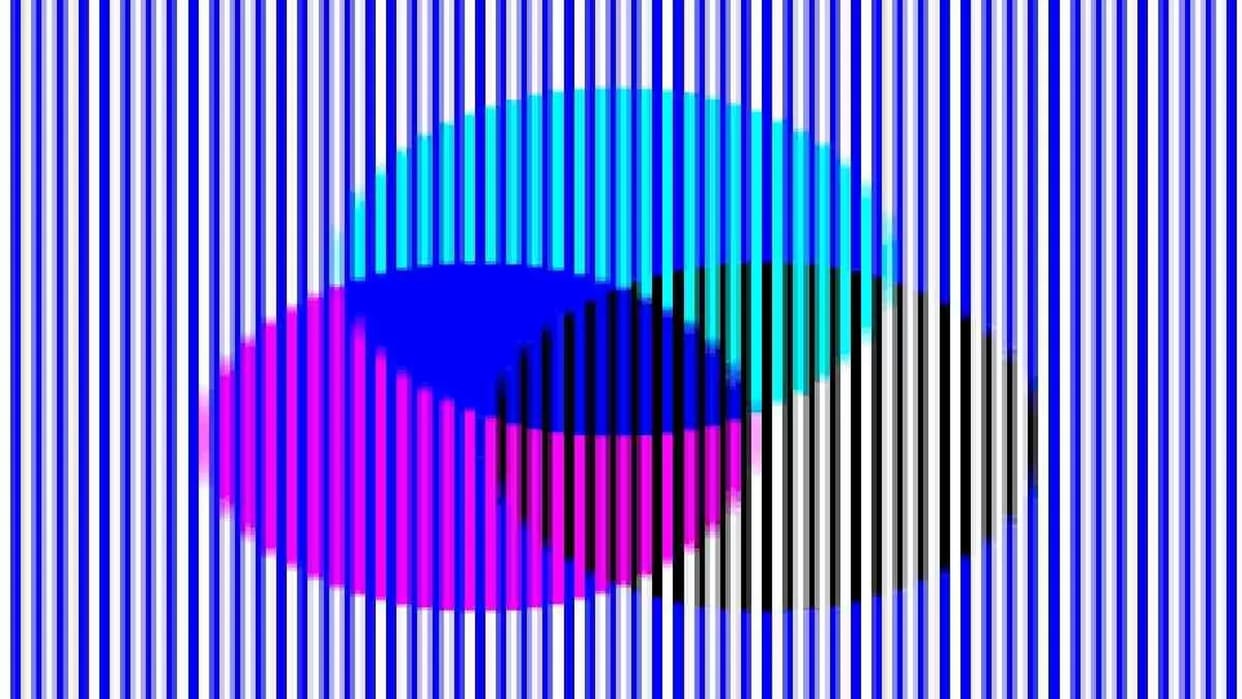 Optical Illusion IQ Test If you also see yellow color in the picture then your brain is lying