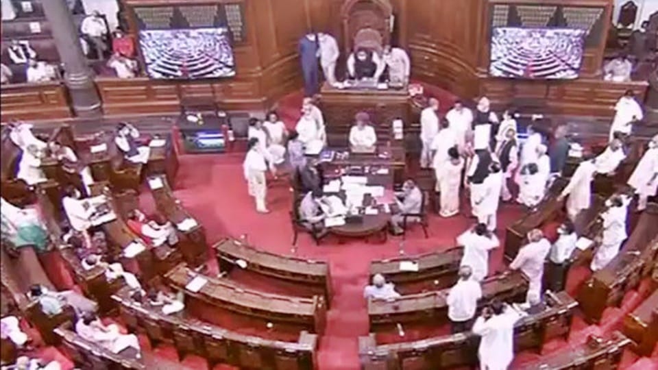 Piyush Goyal on decision to suspend 19 opposition MPs from RS