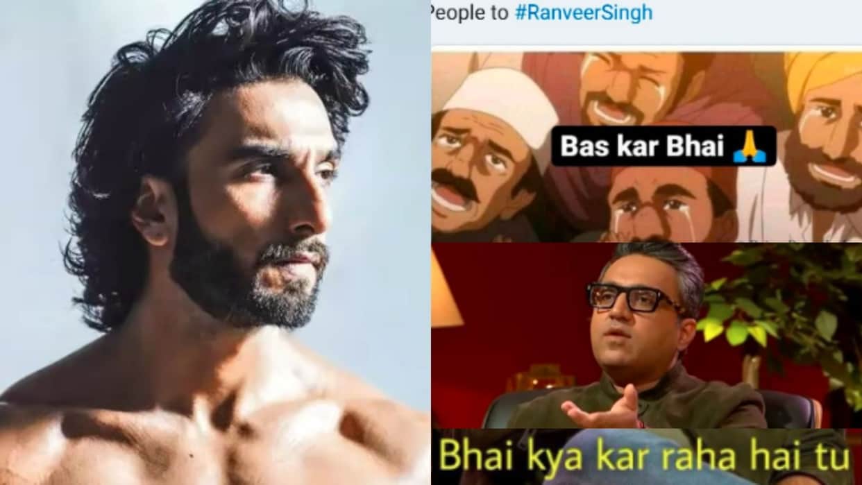 Ranveer Singh bold photoshoot without cloths viral memes people said shakti kapoor lizard cockroach