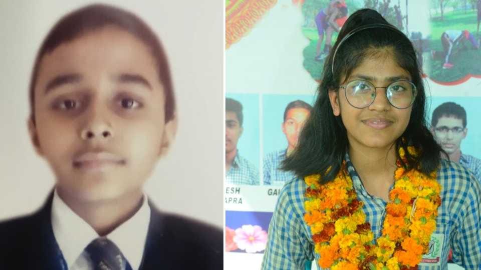 Haryana Purvanshu Garg and Anjali topped in CBSE 10th Result 2022