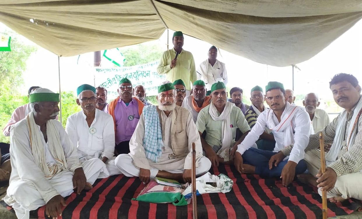 Discontent among farmers due to lack of water in Rajwaha