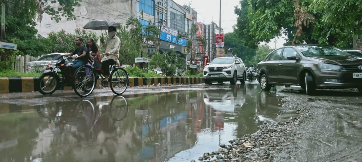 Weather became pleasant due to rain, relief from heat