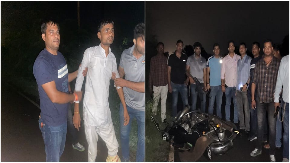 Police Arrested Miscreants In The Encounter In Mathura