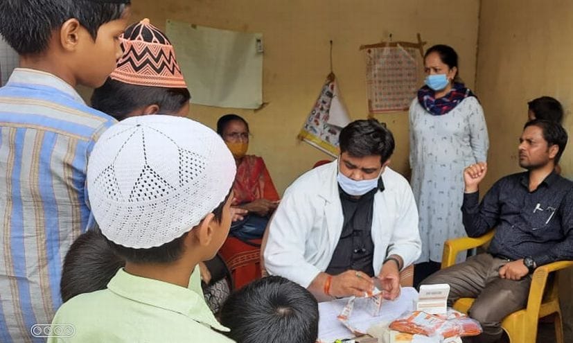 Health department organized health check-up camp in Majra Sheela and Bhola Colony