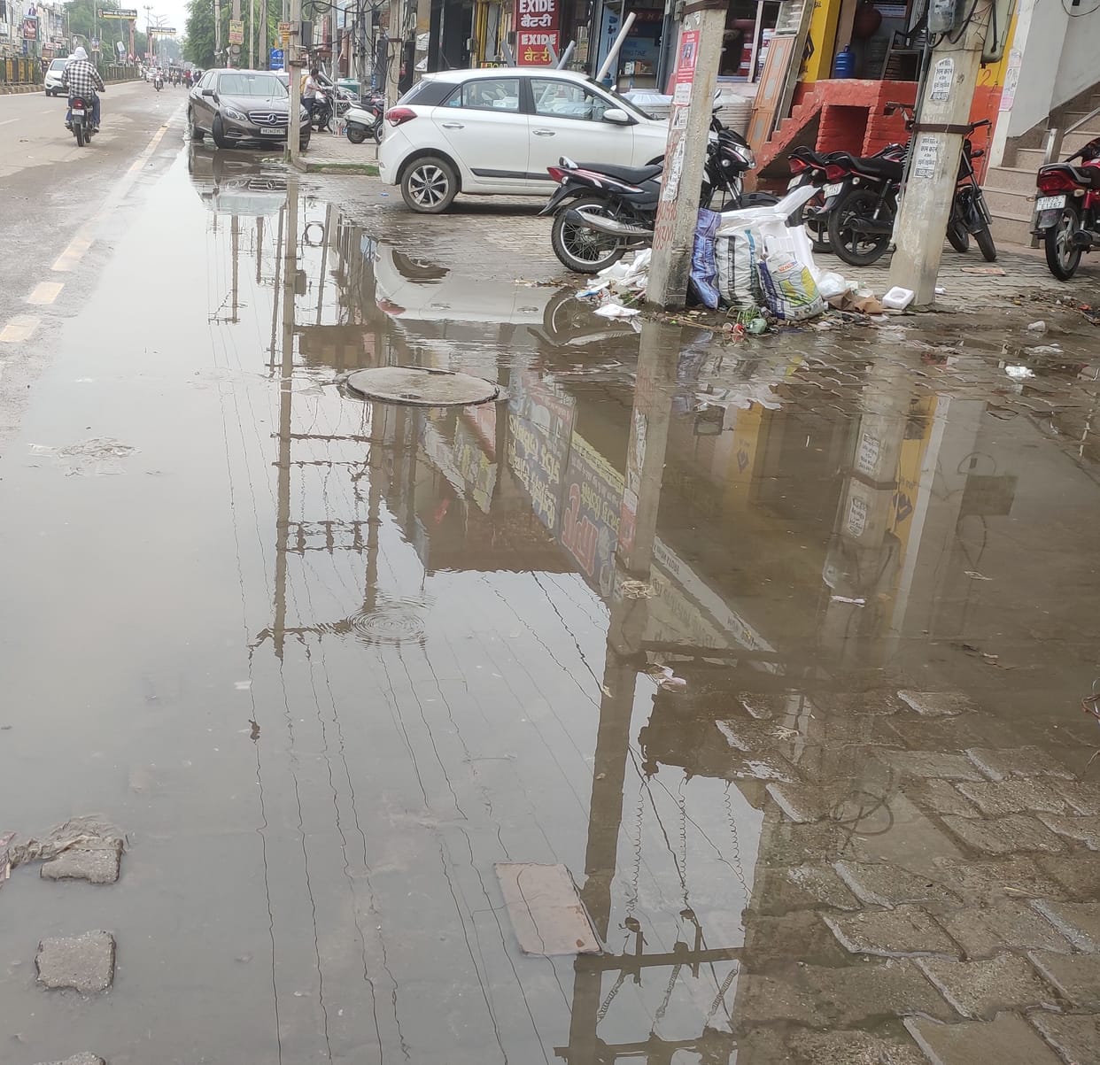 The district received 11.25 mm of rain on Saturday.