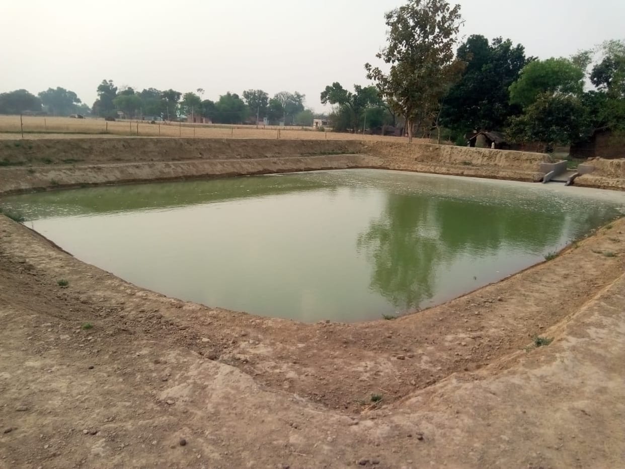 14 ponds will be built in the fields from 14.70 lakh