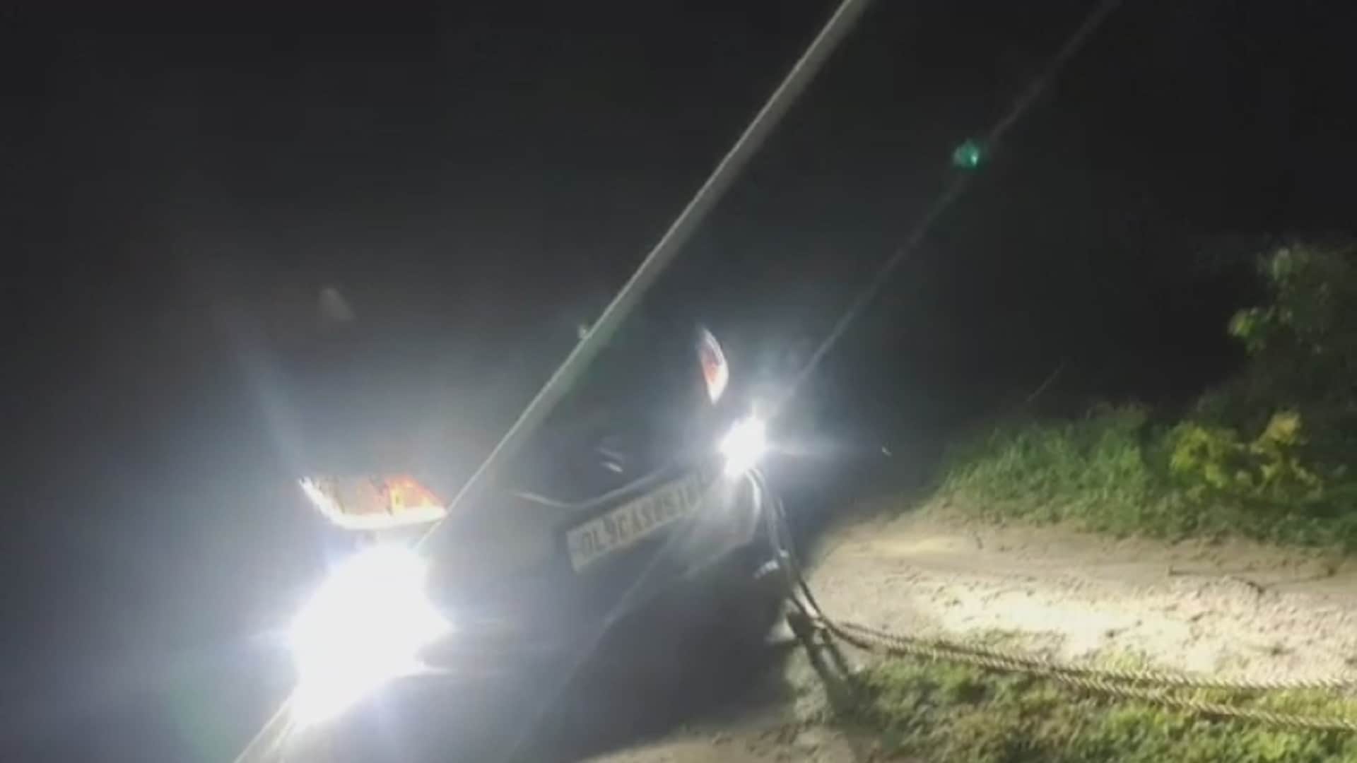 A foreign woman along with her family got stuck in the forest at night during route diversion in Bijnor