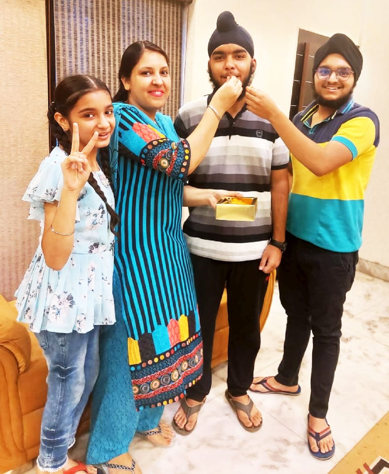 Yash in 10th and Malay Nirav was topper in 12th