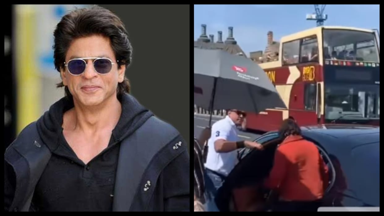 Shahrukh Khan: Actor seen running towards car after fans recognize him Rajkumar Hirani dunki shoot in london