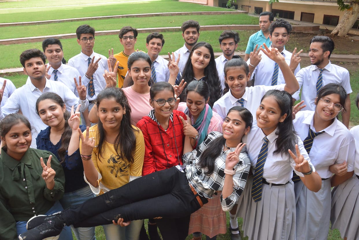 Akshara Tyagi in 10th and Shaurya Panwar did district top in 12th