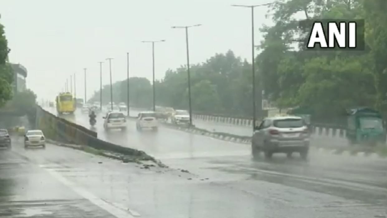 Rain lashes parts of Delhi people gets relief from humidity and hot weather