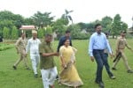 युवराजदत्त महाविद्यालय का निरीक्षण करतीं उच्च शिक्षा राज्यमंत्री
