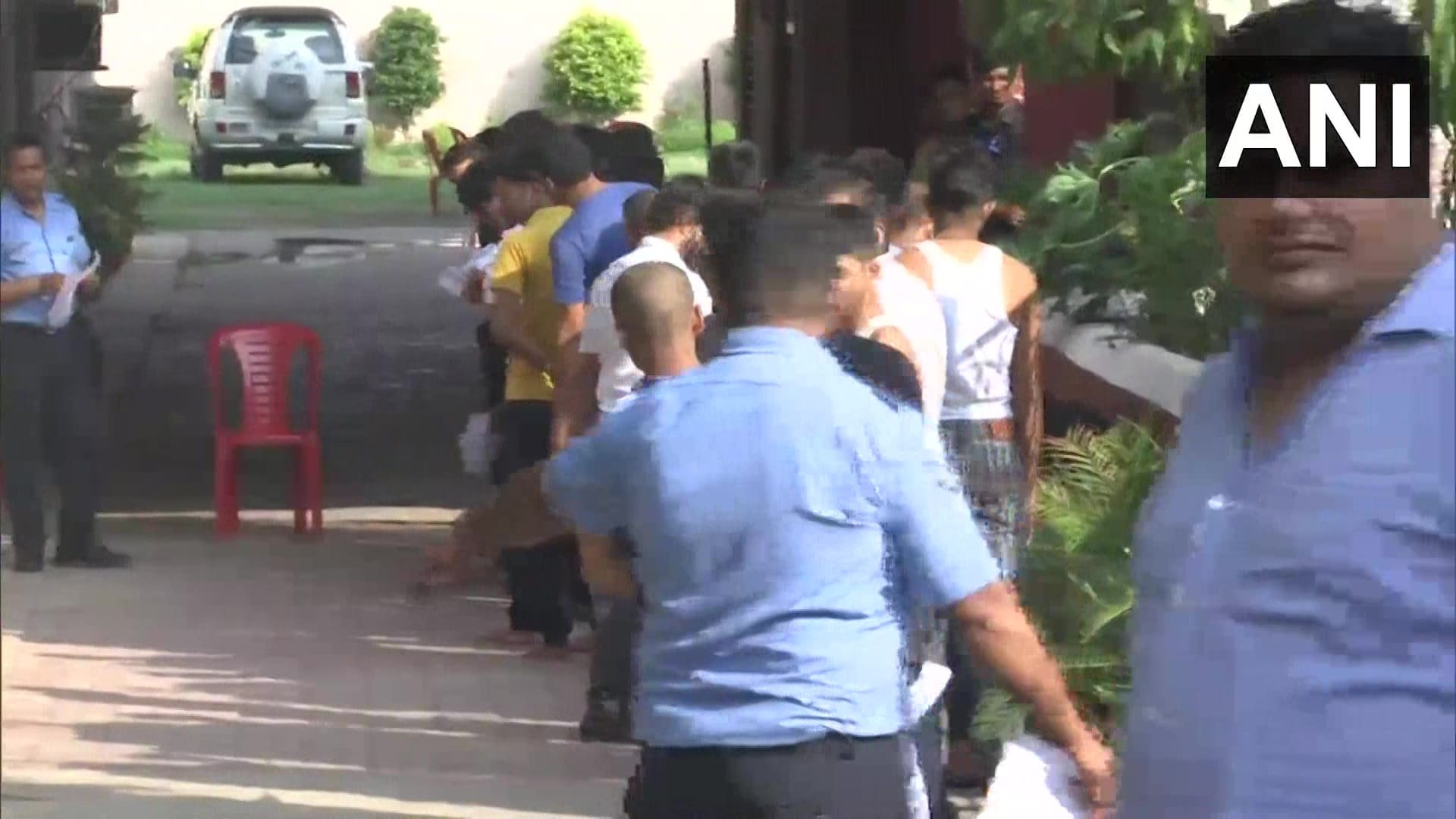 Agniveer Airforce recruitment exam begins amid tight security visuals from outside exam centre