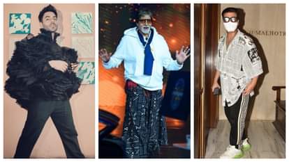 Amitabh Bachchan to Karan Johar Ranveer Singh Tiger Shroff these bollywood stars trolled for their clothes