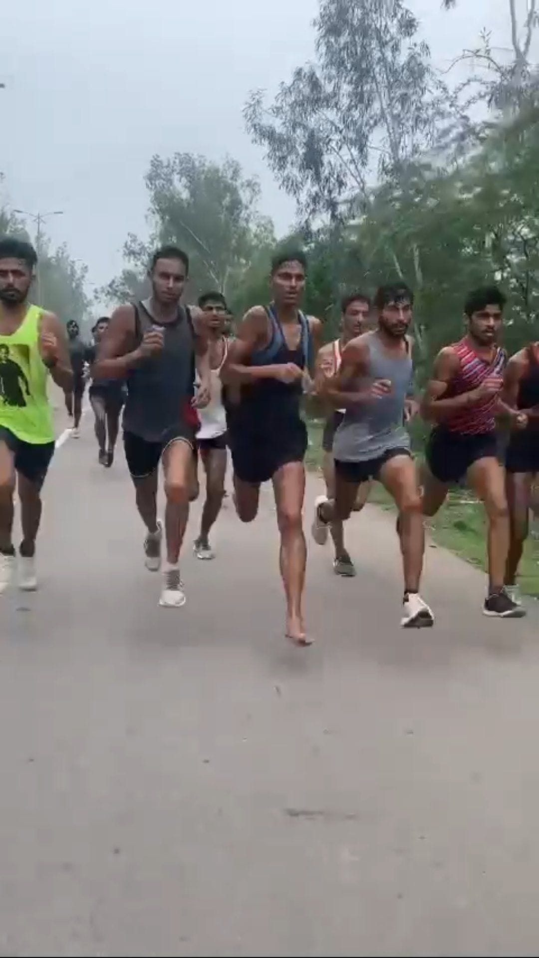 Mahavir Stadium is full of water, Agniveer is preparing to run on the streets