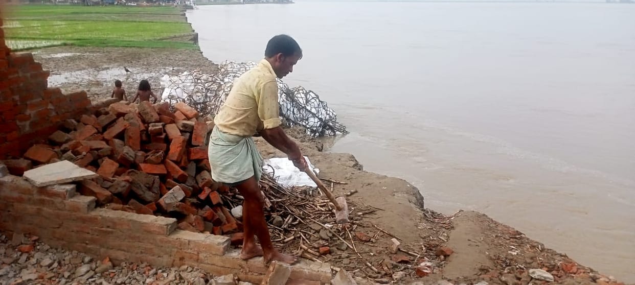 In helplessness people are destroying their own homes