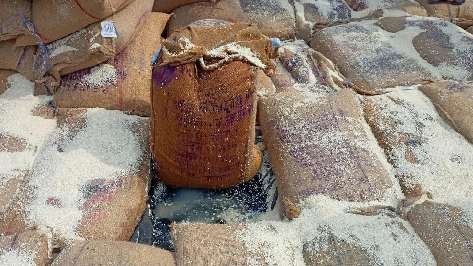 Police caught a consignment of rice going from arm to Kurukshetra