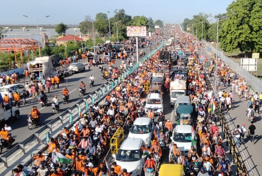 Kanwar Yatra 2022: Six kilometers long Traffic jam on Delhi-Doon highway