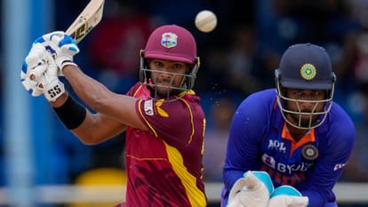 IND vs WI 2nd ODI Shai Hope score century in 100th ODI joins Shikhar Dhawan and David Warner club