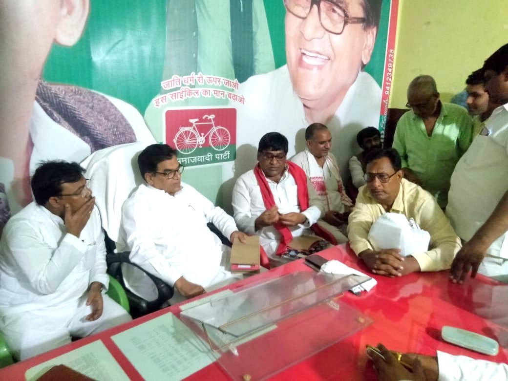 SP General Secretary reviewed the membership drive, Ram Gopal did not speak on Akhilesh and Shivpal