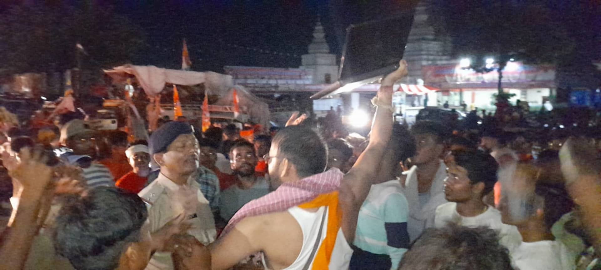 Kanwar Yatra Kanwariyas Ruckus in Haridwar, road jam due to dispute with police