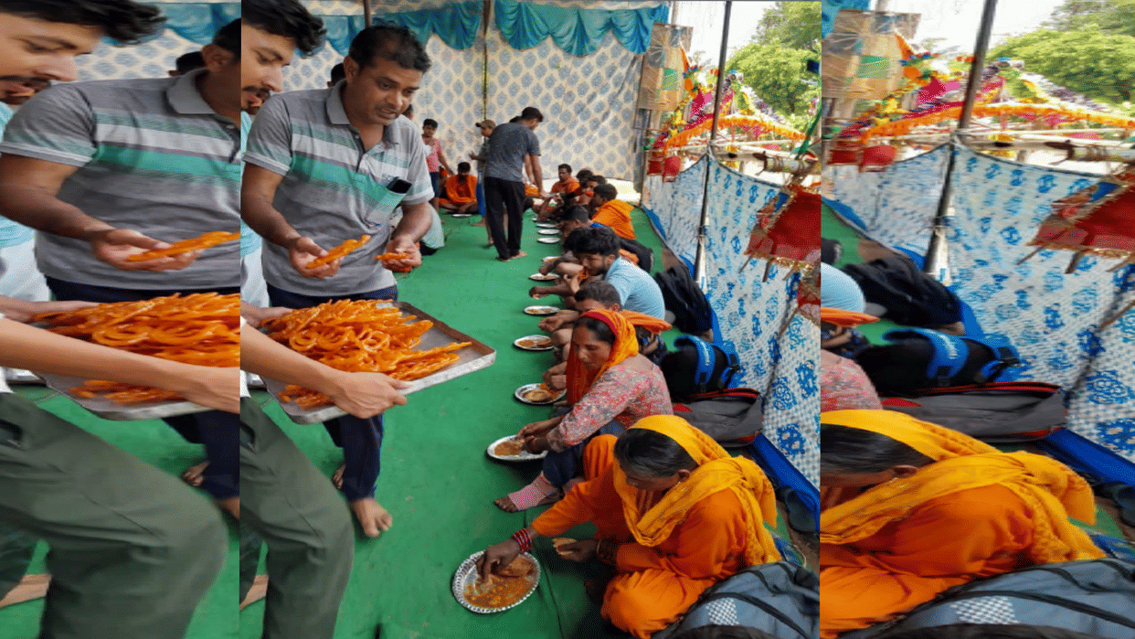 The app will tell the kanwariyas where they will get food and where to go