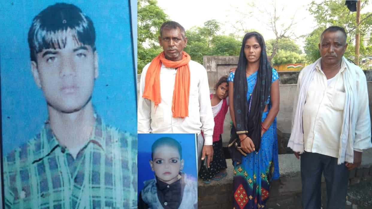 Father and son found hanging in khanpur wife says In-laws wanted to evict husband from property