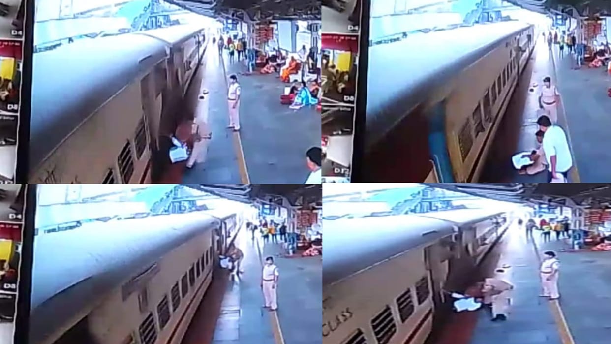 RPF constable alertness saved passenger life haridwar
