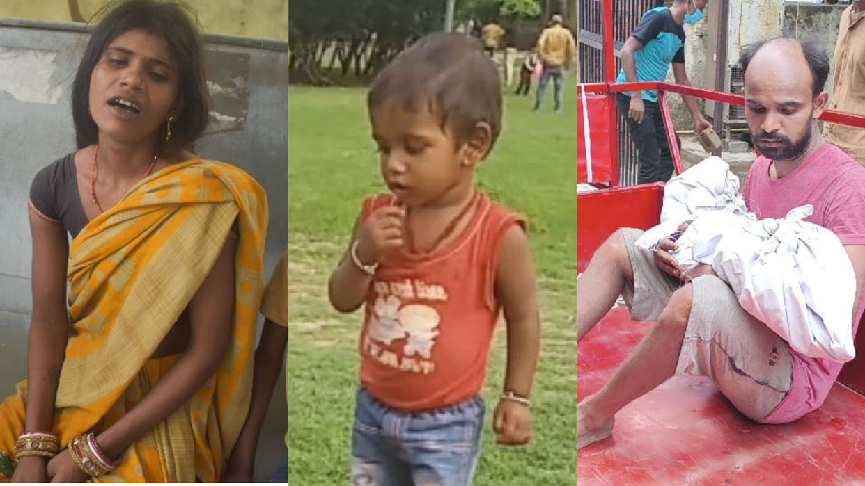 A child dies after being buried under a 10 kg sack of cotton in Panipat