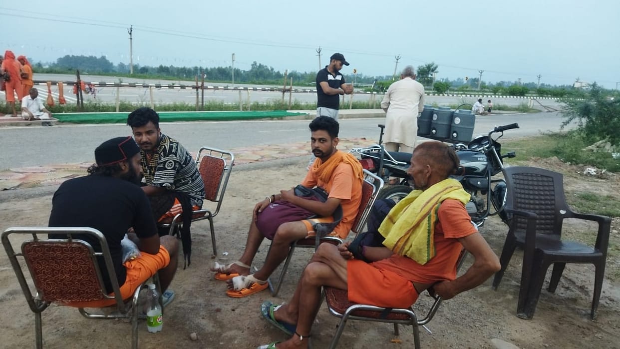 Special arrangements made for Kanwariyas in the camp
