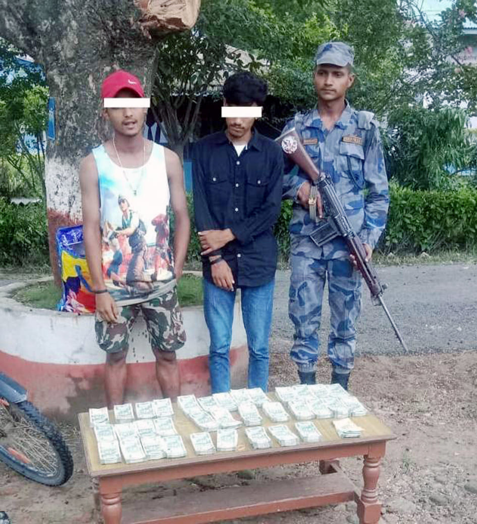 Two Nepalese arrested with Indian currency worth lakhs of rupees