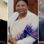 नई राष्ट्रपति द्रौपदी मुर्मू,श्रीलंका के राष्ट्रपति रानिल विक्रमसिंघे, चीन के राष्ट्रपति शी जिनपिंग।